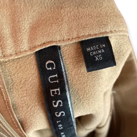 New guess suede fringed boho festival skirt​​ - Picture 2 of 3